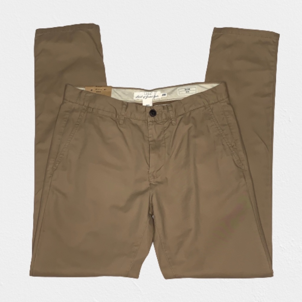 Label of Graded Goods by H&M Khaki (Slim Fit), NWT